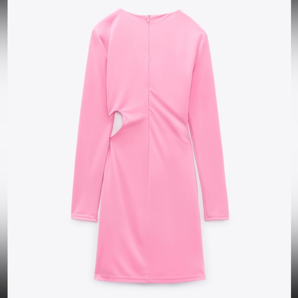 Zara cut out heart pink dress - Picture 11 of 13